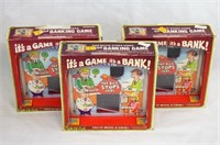 1979 Janex Banking Game. Lot of 3