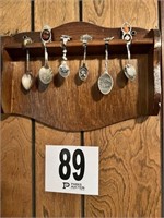 Collectible Spoons & Rack (R1)