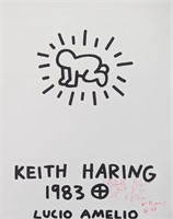 Keith Haring "Radiant Baby" Hand Signed
