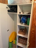 Cabinet and contents