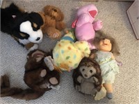 Plush toys and puppets