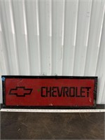 Metal Chevrolet Sign