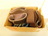 Sanding belts  10 inch various grits