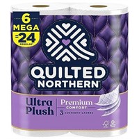Quilted Northern Ultra Plush Toilet Paper, 6 Mega