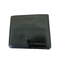 Burberry Black Leather Coin Case