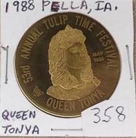 May 1988 Pella Iowa 53rd Tulip Festival- Queen