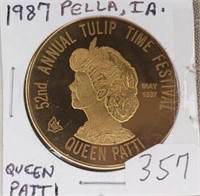 May 1987 Pella Iowa 52nd Tulip Festival- Queen