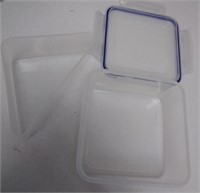 New- lock & lock food storage container 6in×6in,