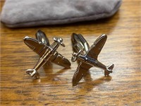 Auscufflinks Airplane Cuff Links