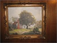 Framed Bill Thomas painting