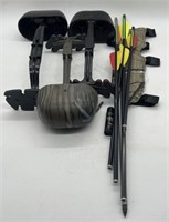 (SM) Bow Quivers , Arrows ,  Bow Lube wax and