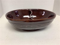 Marcrest Stoneware divided bowl