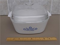 F1) Vintage 5 Quart Corning Ware Casserole Dish,