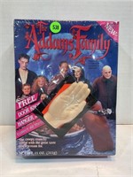 The Adam’s family cereal box full