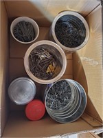 1 Box Of Various Nails