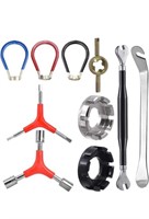 (New) 10 Pieces Bicycle Spoke Wrench Bike Repair