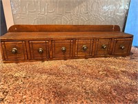 Antique wall mount wooden drawers