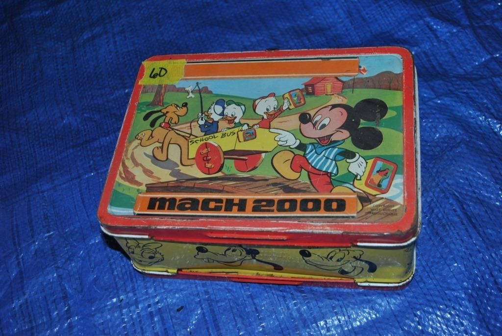 Adco liberty metal mach2000 Mickey mouse lunchbox