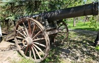 Awesome 13'  Handcrafted Wood Cannon