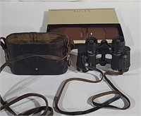 Binoculars and wallet
