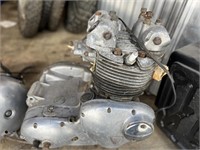 Rare Competition Triumph Gearbox & Engine