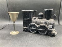 Shawnee Pottery Train Planter & Goblet