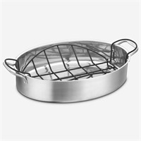 NEW Cuisinart: Stainless Steel 17" Roasting Pan