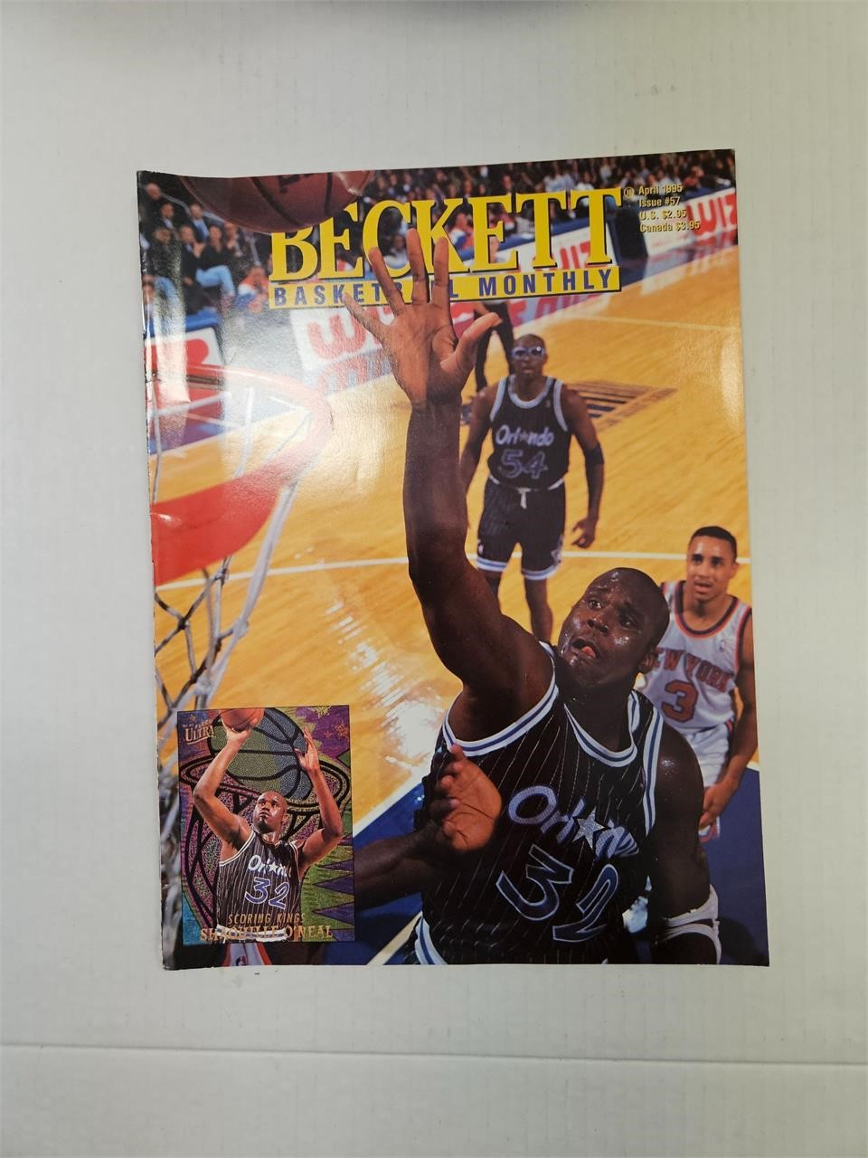 Beckett Sports Basketball Shaquille O'Neal 1995