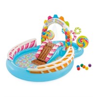 WF714  Intex Candy Zone Splash Pool, Waterslide