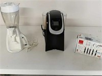 Juicer/Keurig Coffee Maker/Silverware