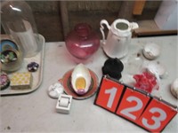 GROUP DOME, BOWLS, VASES, TRINKET BOX AND MORE