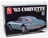 63 Corvette Stingray Model Car Kit-Unopened