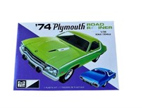 ‘74 Plymouth Road Runner Model Car Kit-Unopened