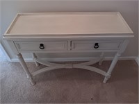 Hall table with drawers 36 / 13 / 29 inches tall.