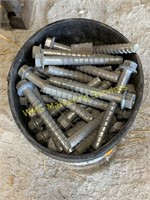 Bucket of 7" x 3/4" Large Diameter Tapcons