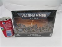 10 miniatures Warhammer Cadian Shock Troops
