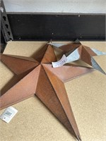 Tin decorative stars