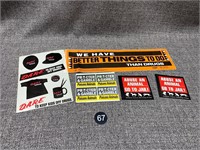 Collection of Vintage Stickers, See Photos