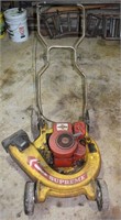 Supreme 3.5hp push mower, runs on ether only; as i
