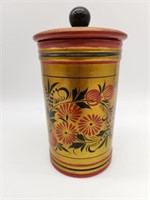 Russian Lacquer Canister