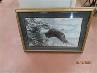 42" Wall Hanging Eagle Picture Artwork