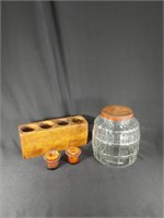 Vintage Glass Kitchen Storage Jar