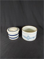 Robinson Pottery Small Crock with Lid &