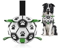 Dog Toys Soccer Ball with Straps - UNUSED