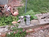 Outdoor Flamingos, Angels & More