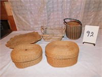 Misc. Old Small Baskets (Bsmnt)