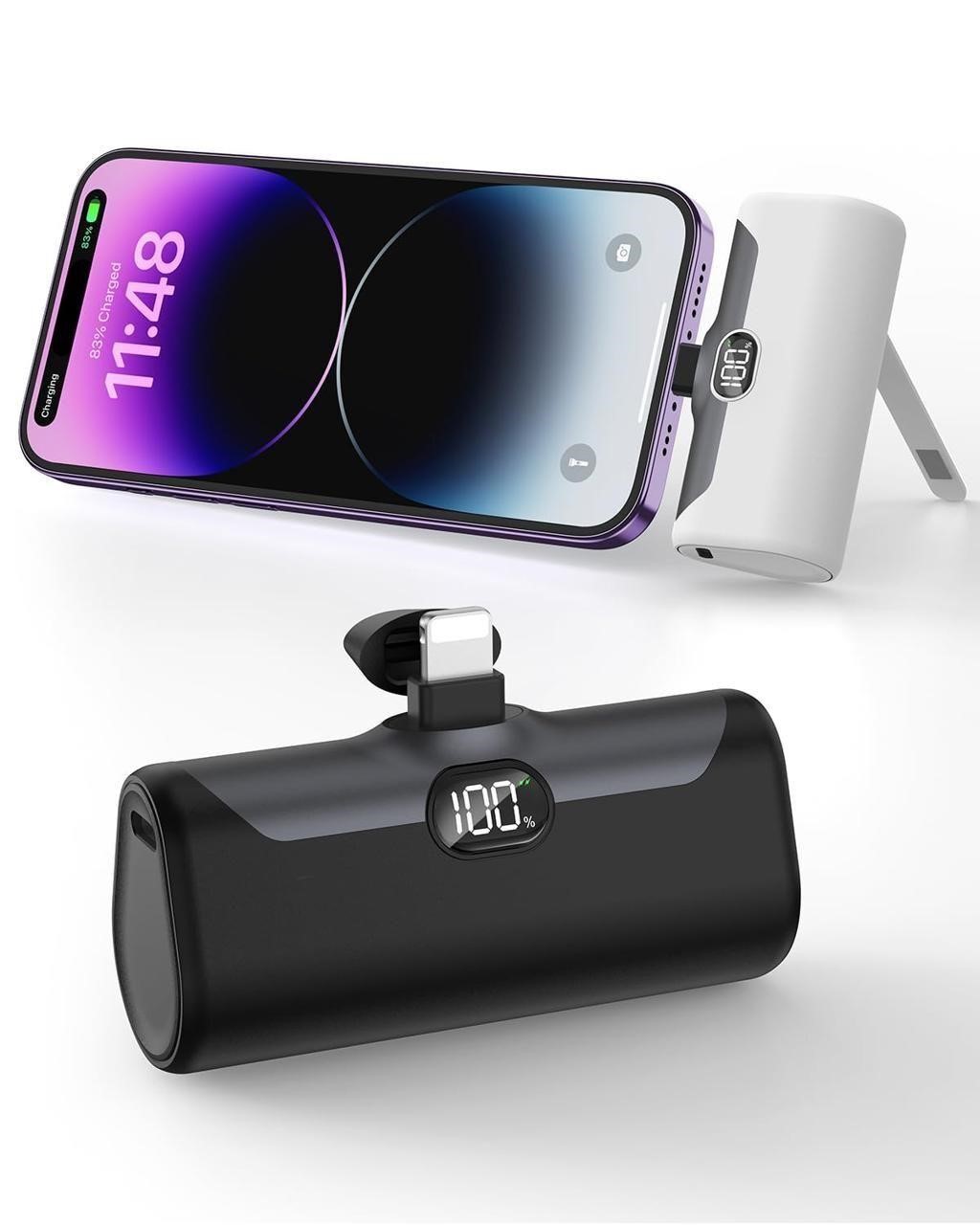 XGQ Portable Phone Charger iPhone 2 Packs