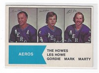 THE HOWE FAMILY 1974-75 OPC HOCKEY WHA #1