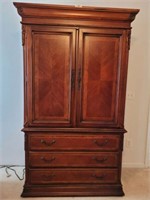 2 PC ARMOIRE CONTENTS NOT INCLUDED