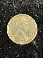 1957D Lincoln Wheat Penny Deep Struck